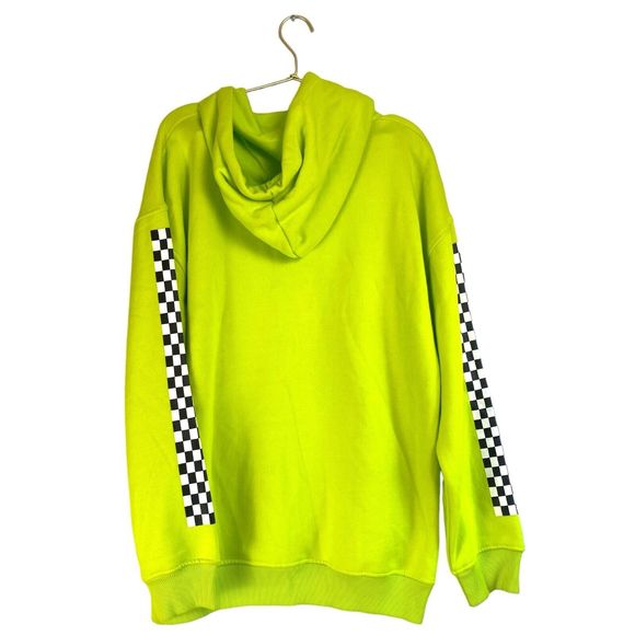 ARIZONA ORIGINAL JEANS‎ HOODIE MEDIUM OVERSIZED GREEN BLACK & WHITE CHECKERED 27 - Picture 8 of 8